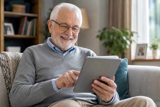 Elder care and financial planning at home