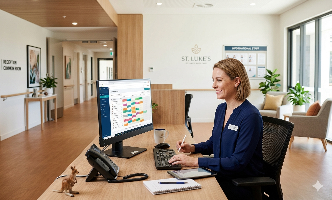 residential aged care facility using CareCob resident monitoring technology