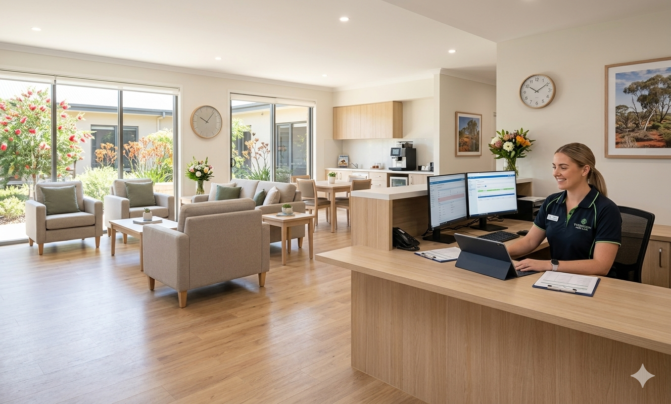 residential aged care facility using CareCob resident monitoring technology